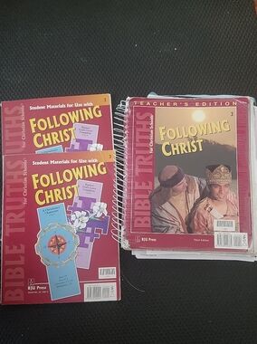 Bible Truths Following Christ Student & Teacher Materials - Red